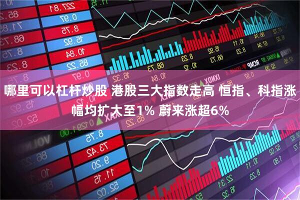哪里可以杠杆炒股 港股三大指数走高 恒指、科指涨幅均扩大至1% 蔚来涨超6%