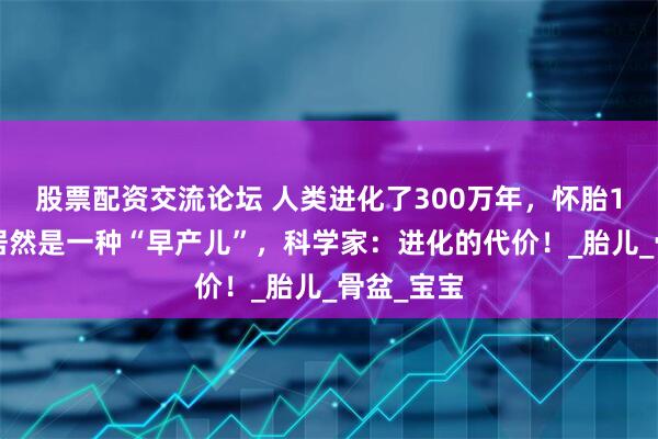 股票配资交流论坛 人类进化了300万年，怀胎10个月，居然是一种“早产儿”，科学家：进化的代价！_胎儿_骨盆_宝宝